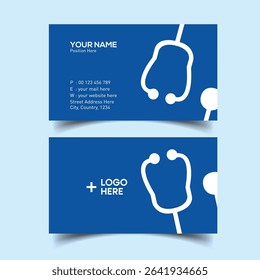 High-Quality Medical Business Card Design for Healthcare Services
