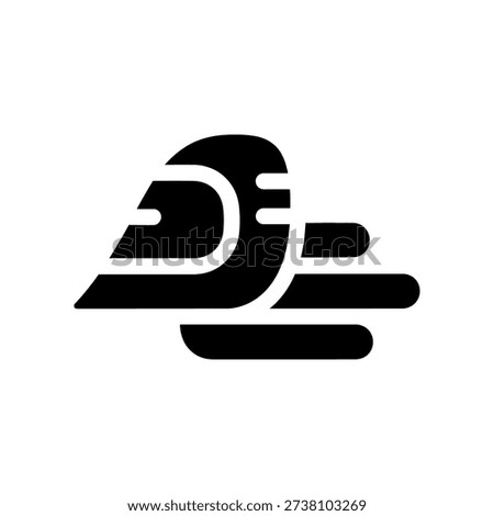 High-quality minimalist DJ logo in black and white, perfect for music branding, sound design, and digital media projects with a sleek, modern aesthetic.