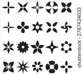 High-quality ninja star clip art, perfect for martial arts graphics, gaming designs, and creative crafts. This sharp shuriken vector graphic features a bold, clean design, making it ideal for digital projects, merchandise printing, stickers, and dynamic action-themed presentations.