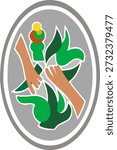 High-quality professional vector illustration of the coat of arms (Escudo Municipal) of Acapulco de Juarez, Mexico. This municipal shield is a significant symbol of Mexican heraldry, representing the deep cultural heritage and historical identity of this world-famous port city within the state of Guerrero. The graphic design accurately depicts the traditional iconography based on the Nahuatl etymology of the name Acapulco, which translates to "in the place where the reeds were destroyed or broken." The central imagery features two human hands skillfully breaking reeds (carrizos), rendered in a clean, modern vector style that respects the proportions and colors of the historic emblem. This versatile vector graphic is perfectly suited for a wide variety of creative and editorial projects, including travel brochures, historical textbooks, educational posters, and regional tourism marketing materials. The vector format ensures infinite scalability without any loss of quality, making it ideal for everything from small digital icons and mobile apps to large-scale print banners, flags, and signage. As a key representative of Latin American civic identity, this coat of arms is an essential asset for graphic designers, historians, and content creators focusing on Mexican culture, Pacific coast history, and Guerrero
