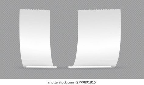 High-quality realistic receipt paper collection featuring crumpled thermal bills, wrinkled paper textures, blank shopping receipts, folded documents, payment slips, invoices, and retail transaction templates.