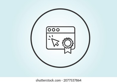 High-Quality Results icon vector design