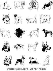 High-quality, scalable dog vector images