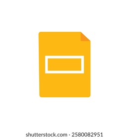 A high-quality, scalable vector version of the Google Slides logo, provided in EPS format. Ideal for presentations, branding, marketing materials, or UI designs where you need the official logo in cri