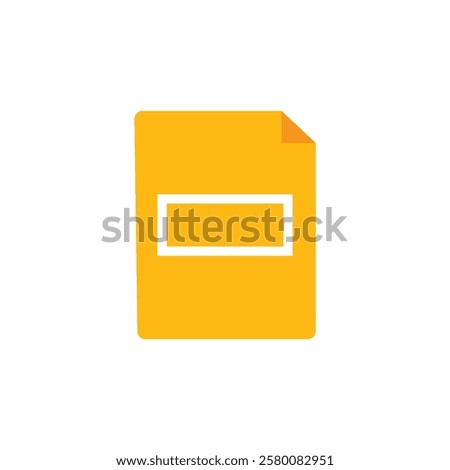 A high-quality, scalable vector version of the Google Slides logo, provided in EPS format. Ideal for presentations, branding, marketing materials, or UI designs where you need the official logo in cri