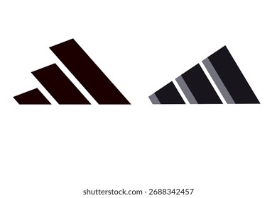 A high-quality Shutterstock image featuring abstract geometric shapes composed of black and gray triangular patterns, creating a modern and sleek visual design.