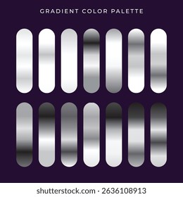 Paleta de cores de gradiente prateado de alta qualidade projetada para UI moderna e design gráfico. Perfeito para web, marcas, modelos, fundos e projetos criativos digitais.







