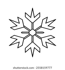 High-Quality Snowflake Icon Designs for Winter and Holiday Themes