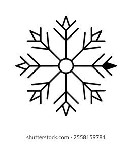 High-Quality Snowflake Icon Designs for Winter and Holiday Themes