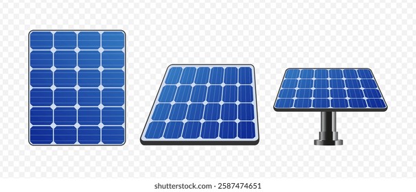 A high-quality solar panel isometric. Solar battery panel. Green technology concepts. Clean renewable energy. Eco energy	
