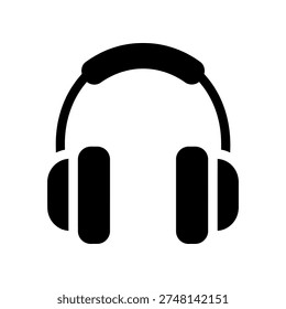 High-quality studio image of sleek black and white over-ear headphones with soft lighting for clean commercial use.