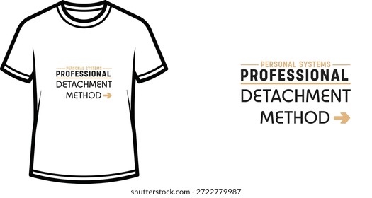 High-quality typography t-shirt design featuring the quote 'Focus is a skill method' in a minimalist style, professional vector art isolated on a transparent background.