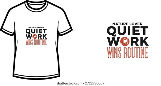 Un diseño de camiseta de tipografía de alta calidad con la cita "MINIMALISMO DE LUJO REFINADO NO modo ruidoso" en un estilo minimalista, Arte vectorial profesional aislado sobre un fondo transparente.
