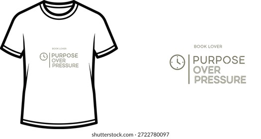 High-quality typography t-shirt design featuring the quote 'QUIET LUXURY MEASURED PROGRESS PRACTICE' in a minimalist style, professional vector art isolated on a transparent background.