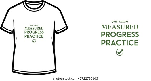 Diseño de camiseta de tipografía de alta calidad con la cita "Moderno simple por proceso de elección" en un estilo minimalista, Arte vectorial profesional aislado sobre un fondo transparente.