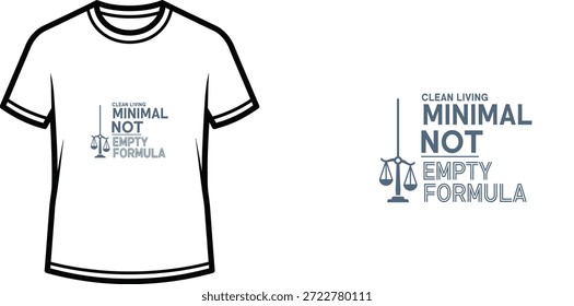 A high-quality typography t-shirt design featuring the quote "DAILY DISCIPLINE QUIET WORK WINS PHILOSOPHY" in a clean, modern, minimalist style, professional vector art isolated on a transparent background.
