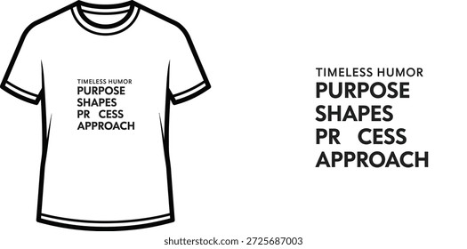 A high-quality typography t-shirt design featuring the quote "TIMELESS HUMOR" in a minimalist and modern style, professional vector art isolated on a transparent background.