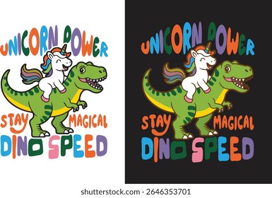 High-quality unicorn T-shirt design featuring a magical rainbow unicorn with colorful details. Perfect for fantasy lovers, kids, girls, and anyone who adores mythical creatures.