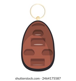 Highquality vector of a contemporary car key fob, perfect for automotive concepts