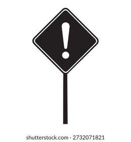 High-quality vector illustration of an attention sign, ideal for various design projects. Clean and professional look.