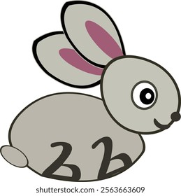 High-quality vector illustration of a cute mouse sticker. Perfect for use in digital or printed designs, including scrapbooks, planners, greeting cards, or social media posts. 
