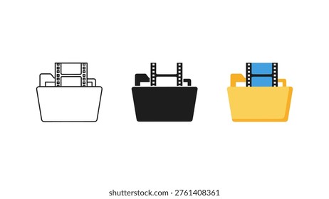 High-quality vector illustration featuring three stylized shopping baskets filled with various groceries and food items, perfect for retail, marketing, and commercial use in a clean, scalable format.