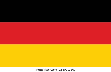 High-quality vector illustration of the Germany flag