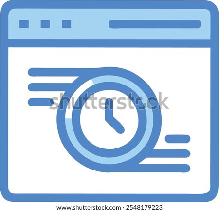 High-quality vector illustration of a modern browser history symbol and icon design. Featuring a sleek history symbol and browser history icon on a transparent background.