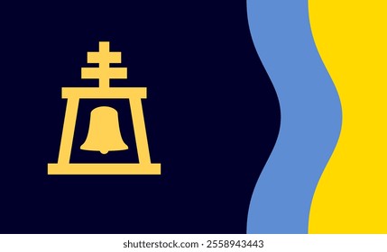 High-quality vector illustration of the official flag of Crystal, Minnesota. Ideal for civic designs, presentations, and cultural projects, highlighting Crystal's rich heritage
