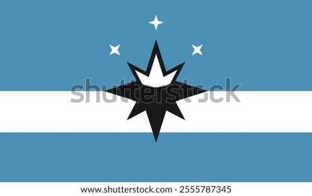 High-quality vector illustration of the official flag of Springfield, Missouri. Ideal for civic designs, presentations, and cultural projects, highlighting Springfield's rich heritage