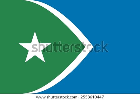 High-quality vector illustration of the official flag of Cedar Rapids, Iowa. Ideal for civic designs, presentations, and cultural projects, highlighting Cedar Rapids' rich heritage