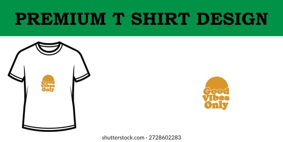 Hochwertige Vektorgrafik eines hochwertigen Typografie-T-Shirt-Designs mit einem stylischen Bären-Logo auf einem weißen Baumwolltee, perfekt für Branding-, Merchandise- und Print-on-Demand-Projekte.