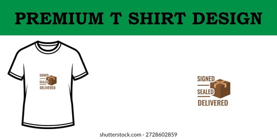 High-quality vector illustration of a premium typography t shirt design featuring a coffee cup logo, scalable and editable for print-on-demand, branding, and merchandise applications.