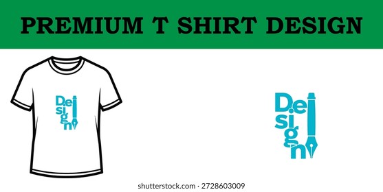 Ilustração vetorial de alta qualidade de um design de camiseta de tipografia premium com um arrojado sinal 'Del' em azul e azul vibrante, perfeito para impressão sob demanda, branding e projetos de moda com uma estética moderna.