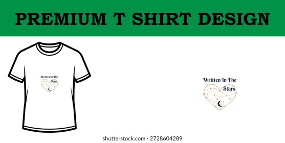 Ilustración vectorial de alta calidad de un diseño de camiseta de tipografía premium con citas motivadoras, perfecto para proyectos de Impresión a la carta, marca y personalización de prendas.