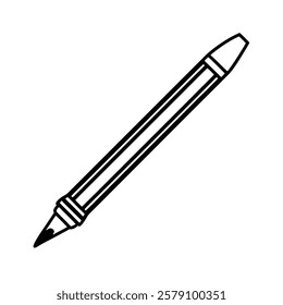 High-quality vector illustration of stylus pen tips, perfect for digital artists, designers, and illustrators. Ideal for use with graphic tablets, touchscreen devices, and creative digital tools.