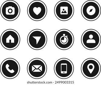 High-quality vector line icons for social media, featuring popular platforms and interaction elements. Perfect for websites, apps, infographics, and marketing materials. Enhance your digital presence.