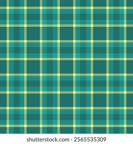 High-quality vector plaid fabric pattern, perfect for various design projects. Seamless tartan design ideal for fashion and home decor.