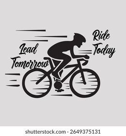 A high-quality vector-style illustration featuring a cyclist in motion, The dynamic design perfect for sports campaigns, cycling clubs, fitness merchandise, t-shirts, posters.