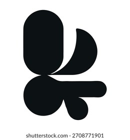 Un diseño de silueta versátil y de alta calidad adecuado para diversas aplicaciones. Presenta líneas limpias y una estética profesional