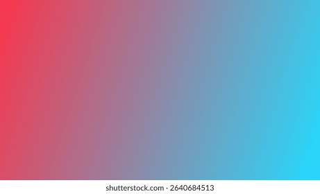High-quality vibrant gradient background vector image featuring a seamless transition from rich red to deep blue hues. Perfect for digital art, web design, presentations, and branding