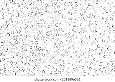 Ilustración de textura de Vector de gotas de agua de alta calidad para Diseños y fondos modernos