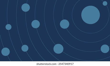 High-resolution 4K flat design with violet tones and colorful concentric circles inspired by the solar system Ideal for modern wallpapers creative visuals and abstract backgrounds
