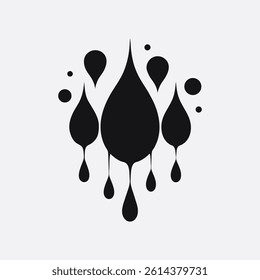 High-resolution abstract ink drops on a clean white background, showcasing fluid motion and artistic expression. Perfect for use in creative design projects, digital art, backgrounds, and textures.
