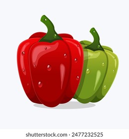 High-Resolution Bell Pepper Image for Commercial Use