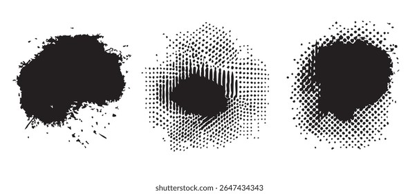 HighResolution Black Ink Splatter Textures Free Download.