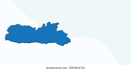 high-resolution blank maps of Meghalaya 