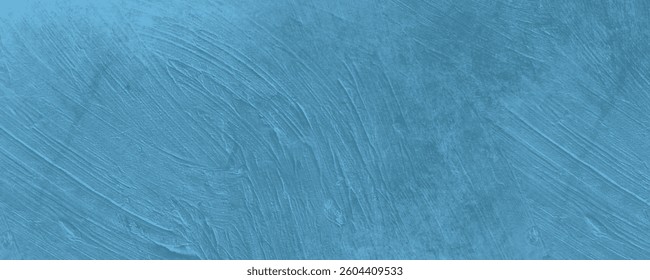 A High-Resolution Blue Painted Background with Softly Blended and Stylishly Rough Textures


