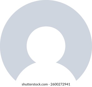 High-Resolution Default Profile Picture Icon