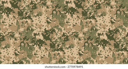 Highresolution digital camouflage pattern.  Perfect for backgrounds, textiles, militarythemed designs, or creating a sense of concealment and mystery.